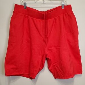 54. NWOT - Champion Red Athletic Fleece Shorts